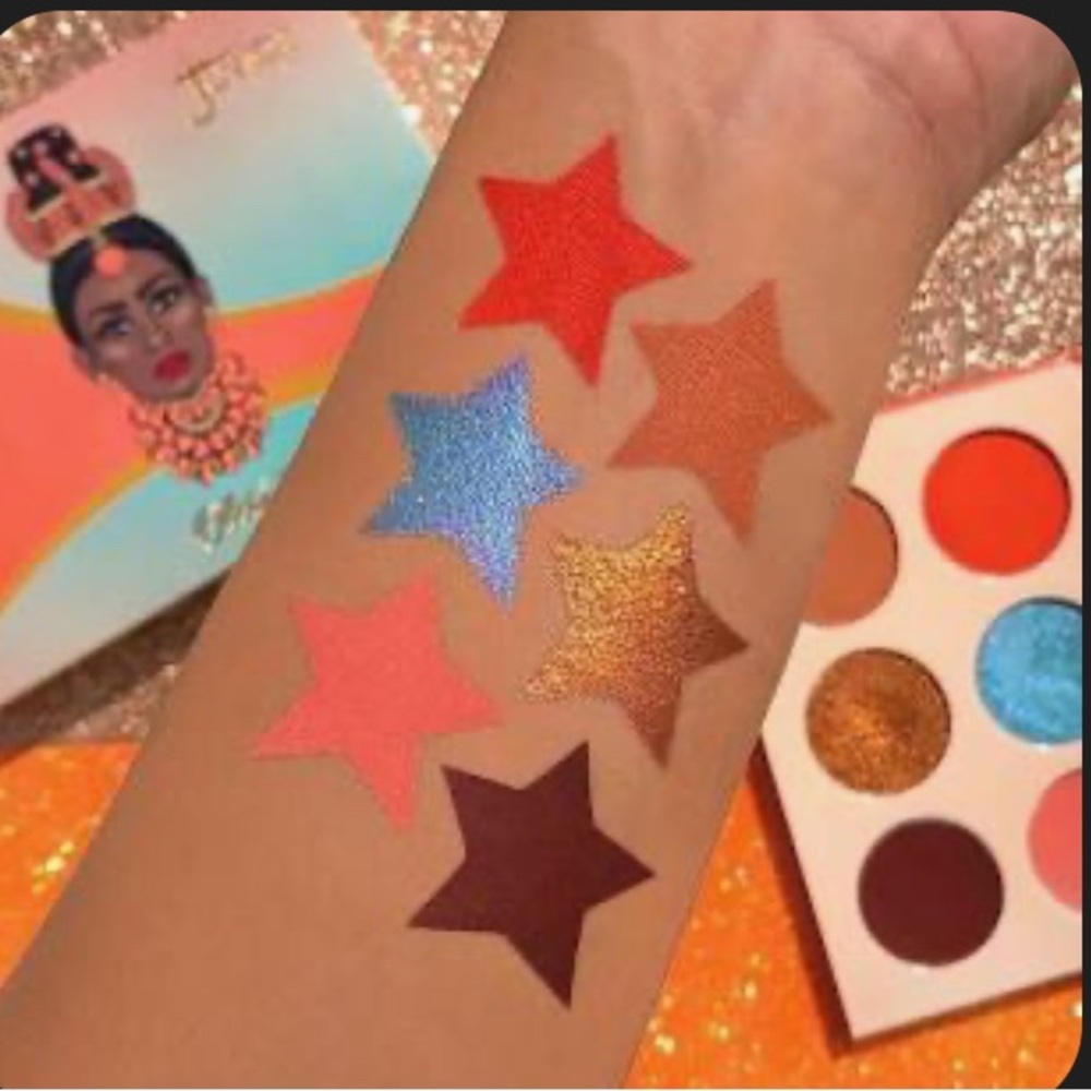 Juvia's OLORI III Eyeshadow Palette - Red, Blue, Gold, and More